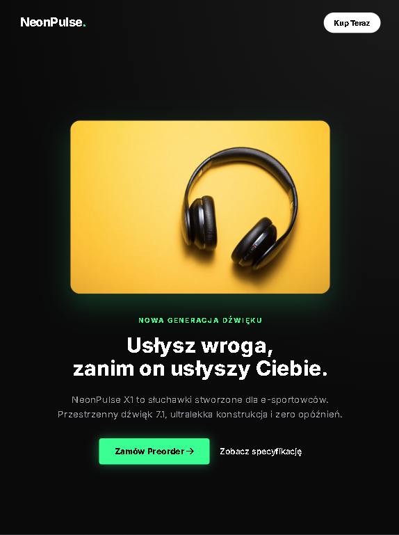 Landing Page - mobile